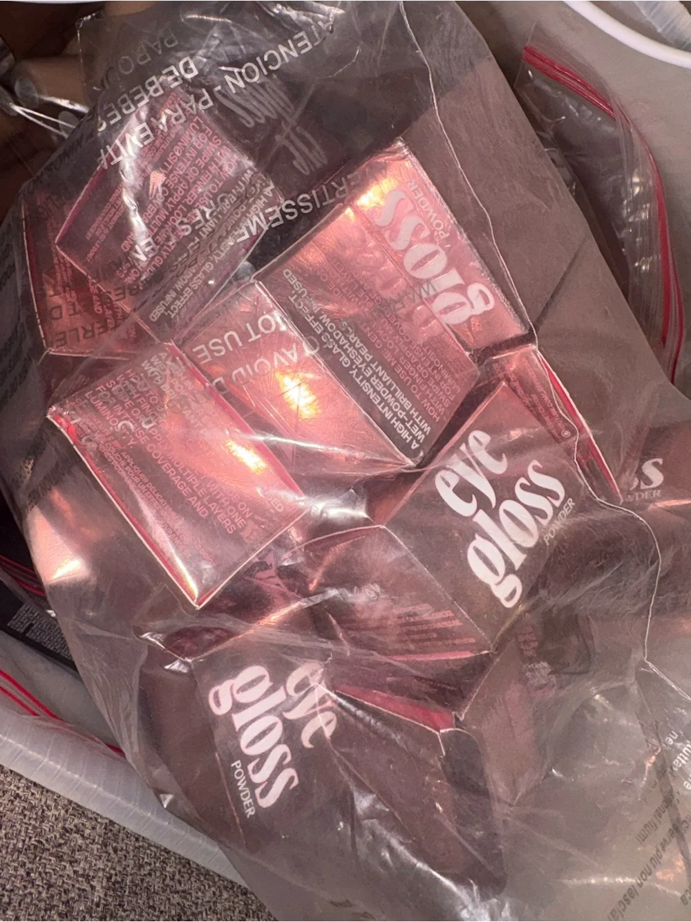 Jeffree Star Eye Gloss palette Boxes